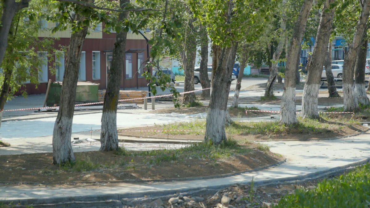 Осенью на Камчатке завершат благоустройство первого этапа «Вилючинского проспекта»